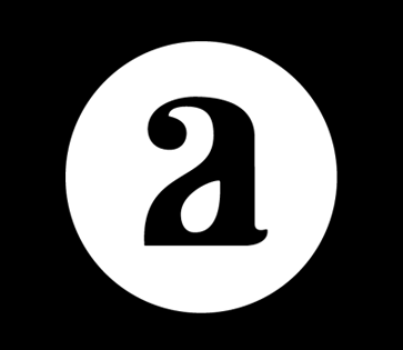 Access2Arts logo white on black