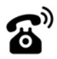 Icon of an old looking phone ringing